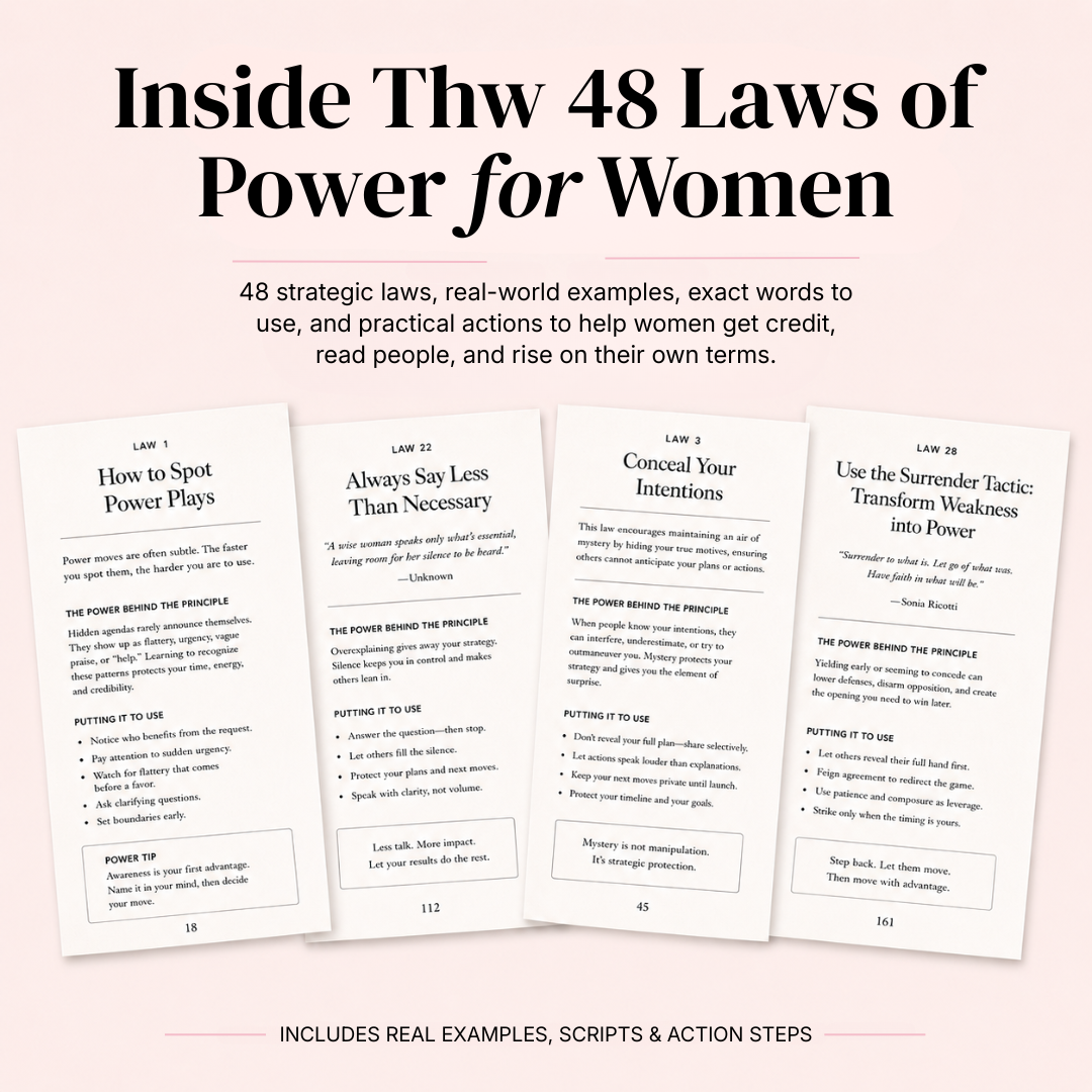 48 Laws Of Power For Women