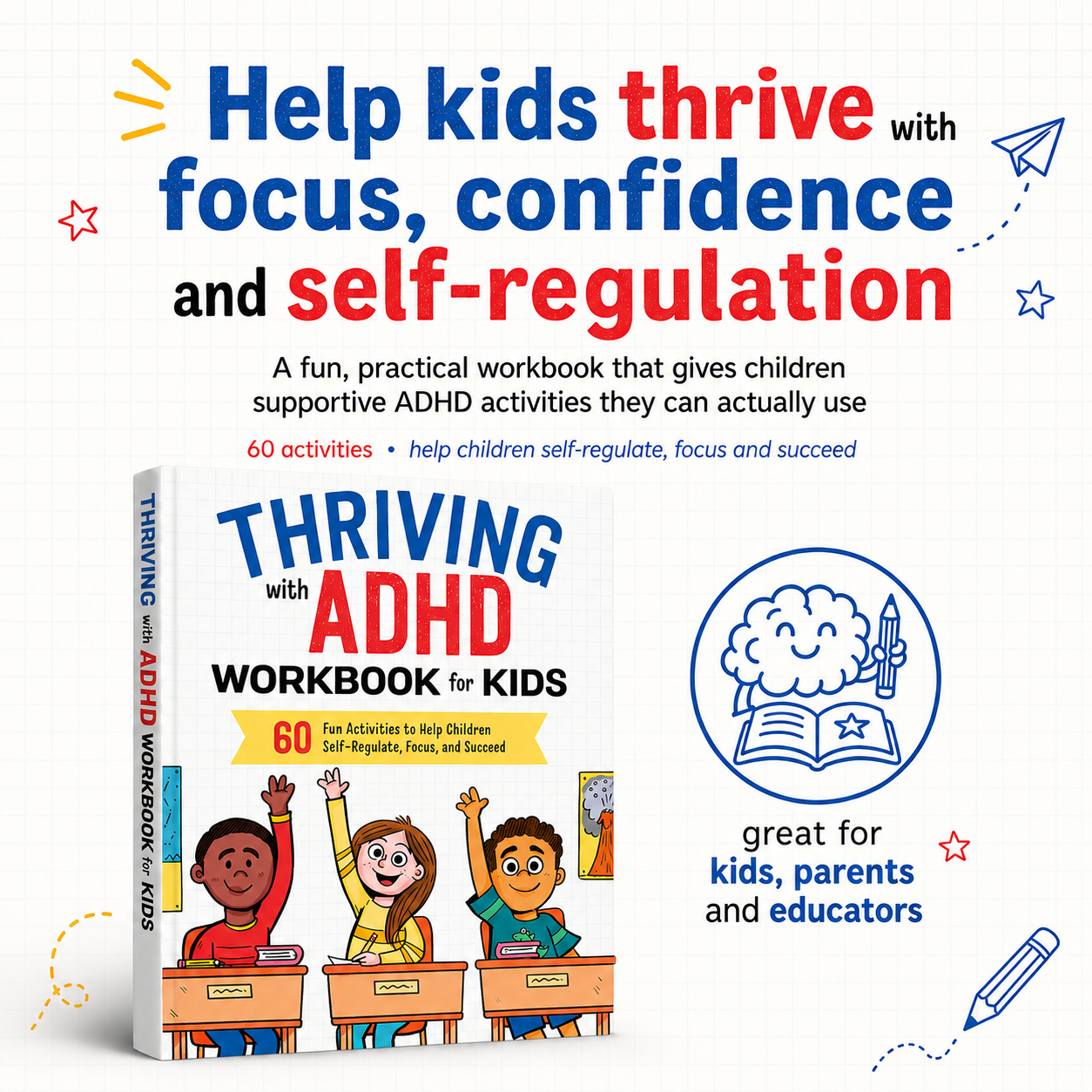 Thriving with ADHD Workbook for Kids